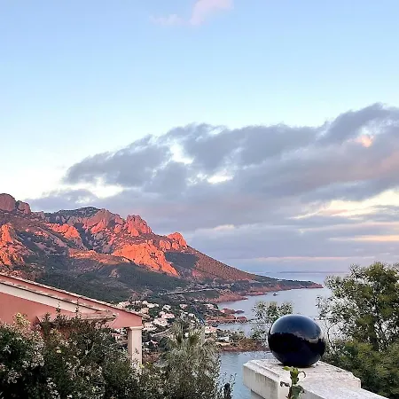 Luxueuse Panoramique, Vue Imprenable Sur La Mer, Piscine, 6 A Antheor Villa