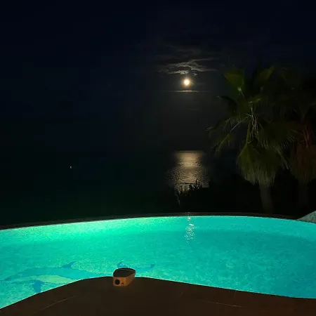 Luxueuse Panoramique, Vue Imprenable Sur La Mer, Piscine, 6 A Antheor Villa *