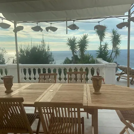 Luxueuse Panoramique, Vue Imprenable Sur La Mer, Piscine, 6 A Antheor Villa