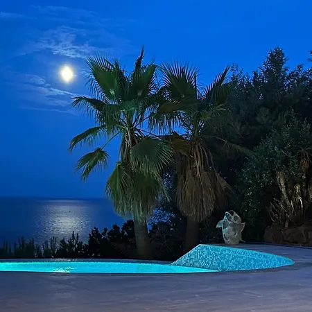 Luxueuse Panoramique, Vue Imprenable Sur La Mer, Piscine, 6 A Antheor Villa