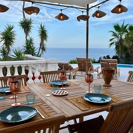 Villa Luxueuse Panoramique, Vue Imprenable Sur La Mer, Piscine, 6 A Antheor