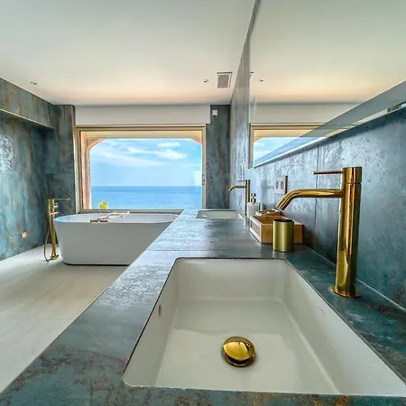 Luxueuse Panoramique, Vue Imprenable Sur La Mer, Piscine, 6 A Antheor Villa *
