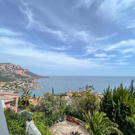 Villa Luxueuse Panoramique, Vue Imprenable Sur La Mer, Piscine, 6 A Antheor